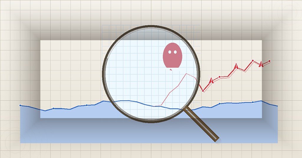 Your Google Analytics Is Lying to You article cover: chart and magnifying glass revealing bot traffic